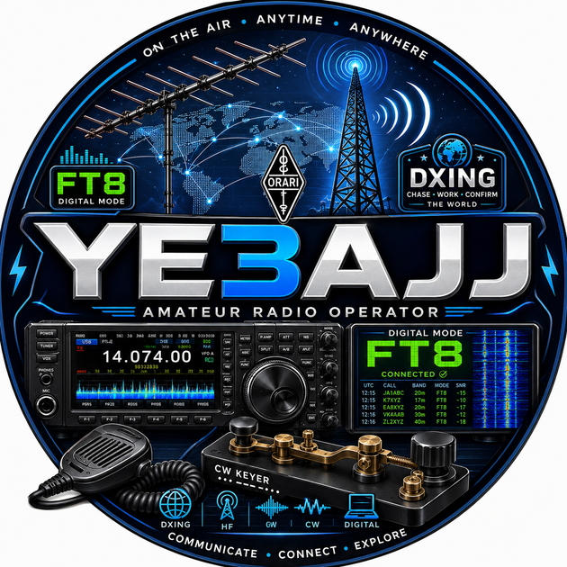 YE3AJJ Logo